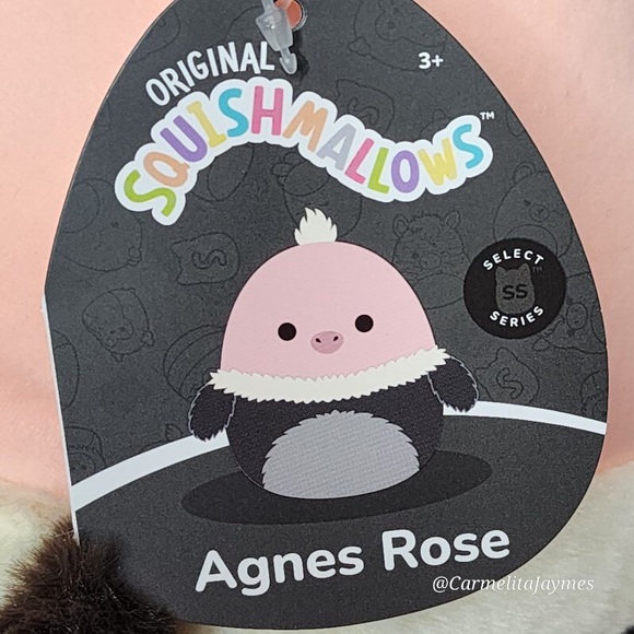 🖤 AGNES ROSE 🌹 🦤 Select Series Ostrich Original Squishmallow By Kellytoy NWT - Picture 6 of 8